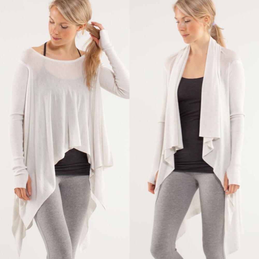 Lululemon Enlightened Pullover in Cream / ivory